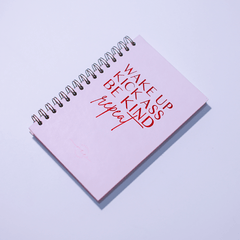 Cuaderno Wake Up Kick Ass Be Kind Repeat📒