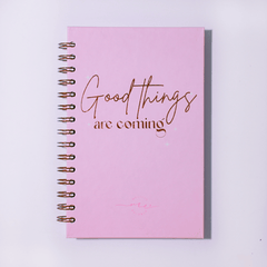 Cuaderno Good Things are Coming📒